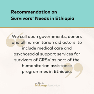 Statement - Mukwege Foundation - Ethiopia